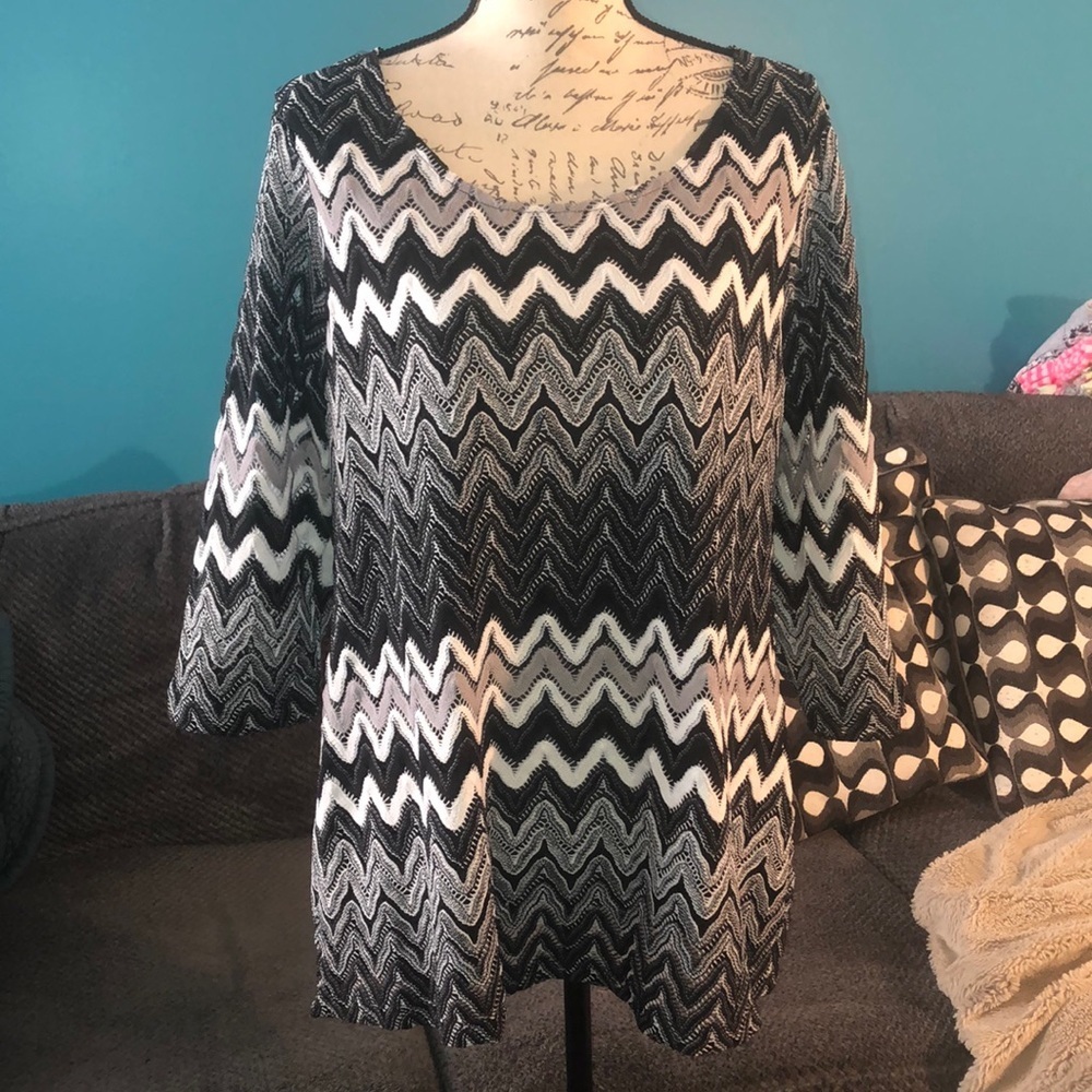 🎉4 for $20 Rod & Ali Crochet Blouse, 2XL